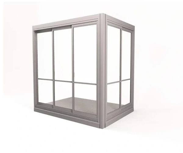 Twin® Etagehøj Glasinddækningssystem - med gulv-til-loft vinduer