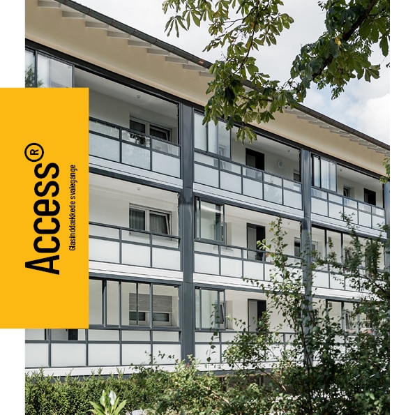 Access® Glasinddækkede svalegange