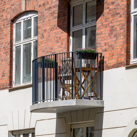 Frederiksvej 44-46 i Frederiksberg. Balco Altaner AS Danmark